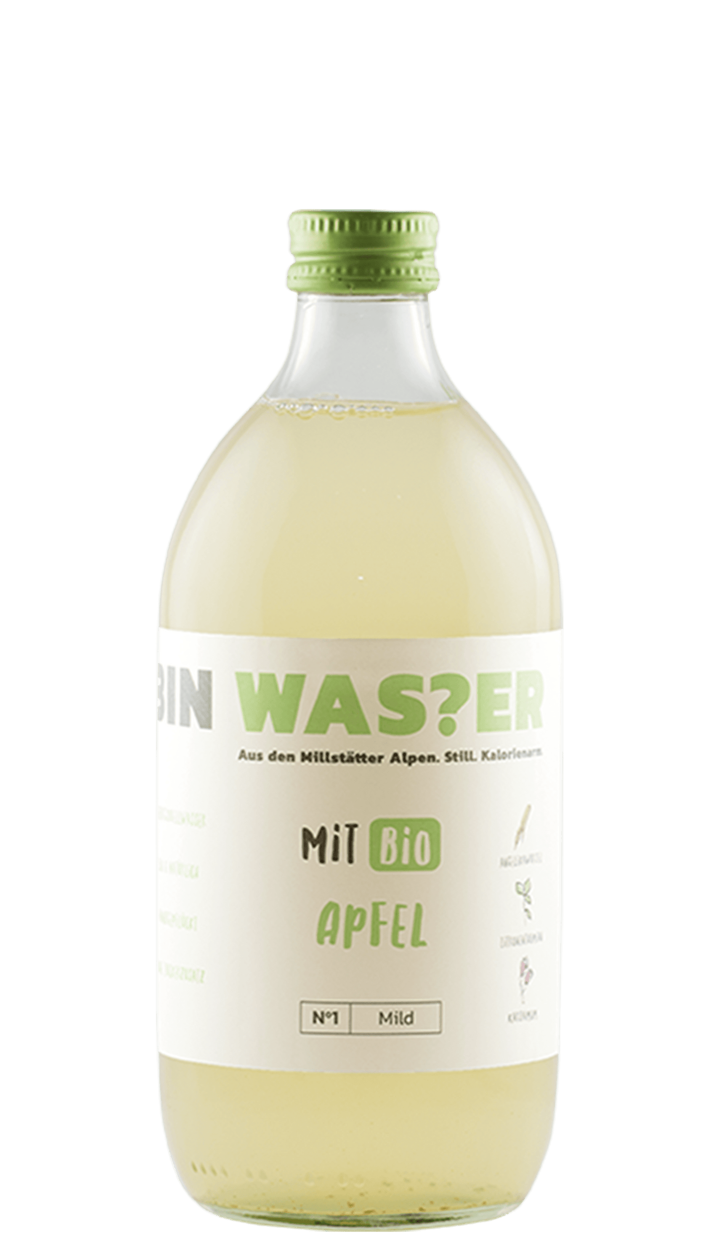 Ich bin WAS?ER mit Bio Apfel 500ml